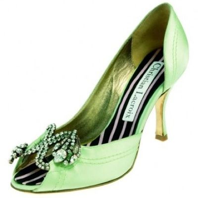 chaussures vert anis - Photo